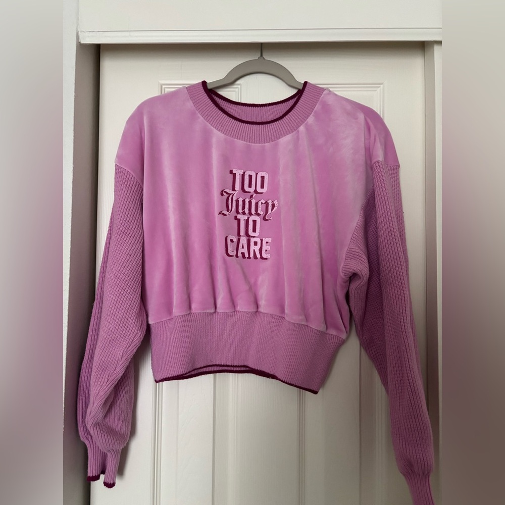Juicy Couture velour sweater
